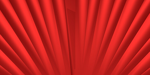 Red pink orange fan blow stage show wallpaper background empty blank copy space decoration ornament merry christmas happy valentine chinese new year tiger zodiac and birthday season present.3d render