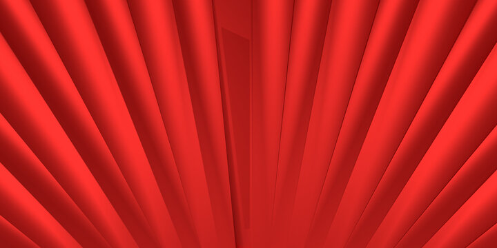 Red pink orange fan blow stage show wallpaper background empty blank copy space decoration ornament merry christmas happy valentine chinese new year tiger zodiac and birthday season present.3d render