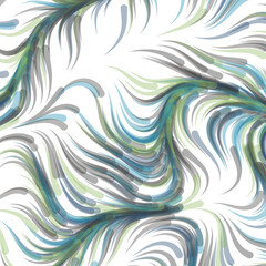 Green Wedge Ukaine flag of independence Habarovsk illustration