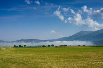 Landscape along the road from Norcia to Cittareale, Umbria