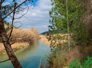 Río Cabriel a su paso por la aldea de 