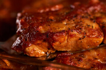 Zander fillets with tomato juice