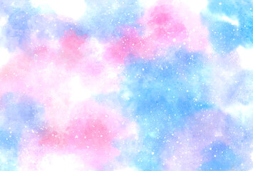 背景素材_水彩テクスチャ_ピンク