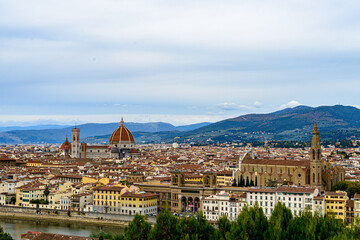 Florence Italy Europa town old autunm