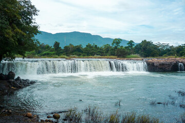 Beautiful Waterfall in Laos