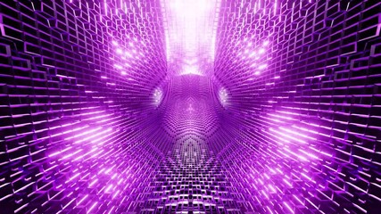 Violet rotated purple net vertical tunnel VJ loop background - Powered by Adobe
