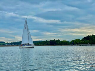 sailboat on the sea