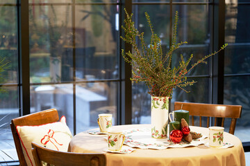 Christmas table decoration