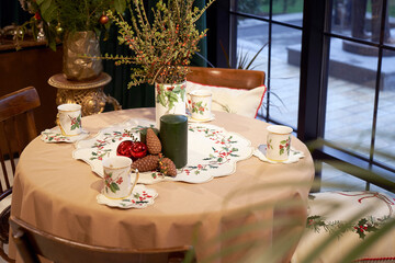 Christmas table decoration