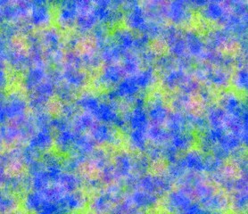 Hand Painted Watercolor Background With Kaleidoscope Filter
