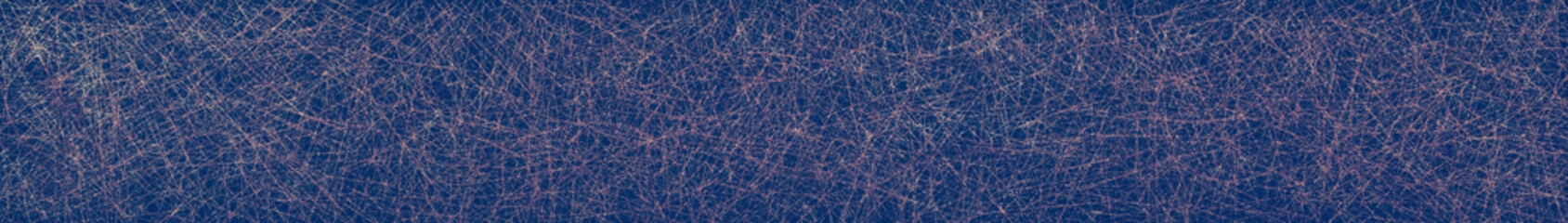 Bronze web on a deep blue  colored canvas, golden threads, bacground, banner