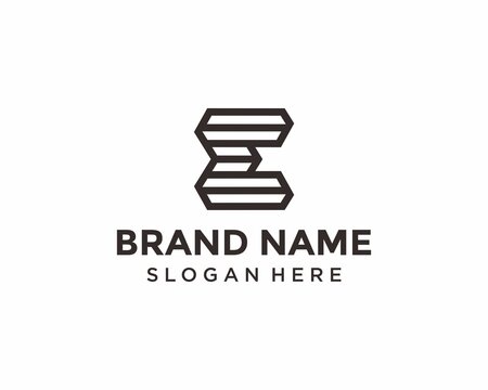 Letter E logo design inspiration