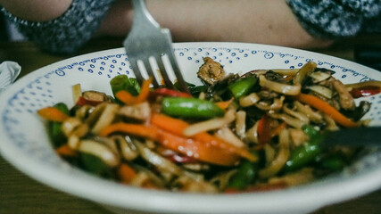 stir fried vegetables