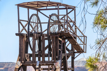 Winch of the Master Well of Peña del Hierro was a mining tower located in the Spanish municipality...
