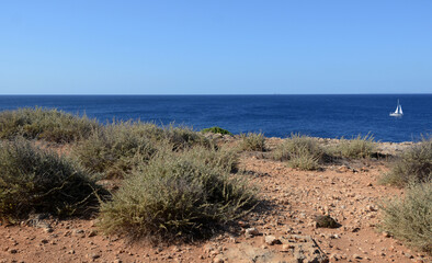 sailing in the big Mediterranean. Menorca is one of the Spanish Balearic Islands in the...