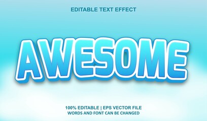 Awesome Editable Text Effect