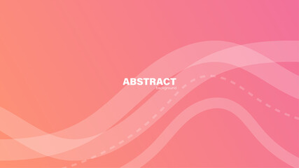 Abstract pink fluid shape modern background with copy space, vector.