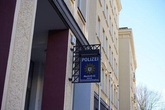 Dienststelle der Polizei in Berlin am 20.12.2021