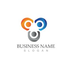Obraz premium Community, network and social icon