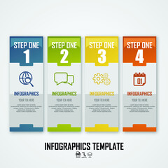 INFOGRAPHICS DESIGN TEMPLATE WITH PLACE YOUR DATA
