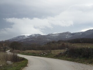 Snowy mountain