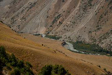 landscape in the mountains of the West Tien Shan