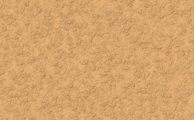 Abstract texture of rough surface. Brown pattern on plane. lunar surface. Horizontal image. 3D image. 3D rendering.