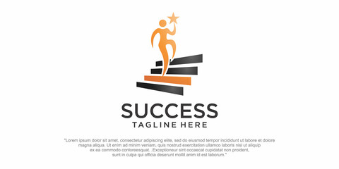 human people success people care logo design vector