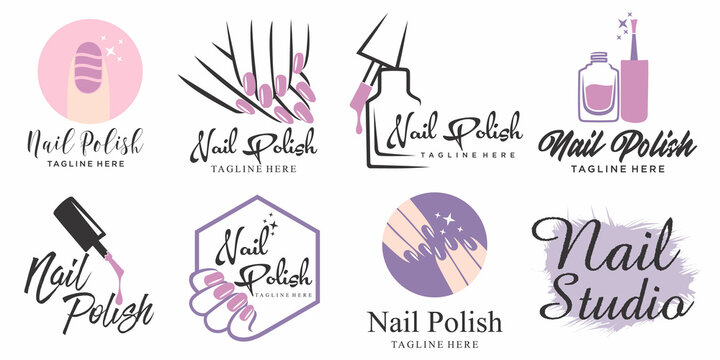 Create your nail shop logo in just few simple clicks - LogoAI.com