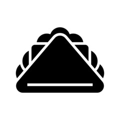 Sandwich icon isolated on white background