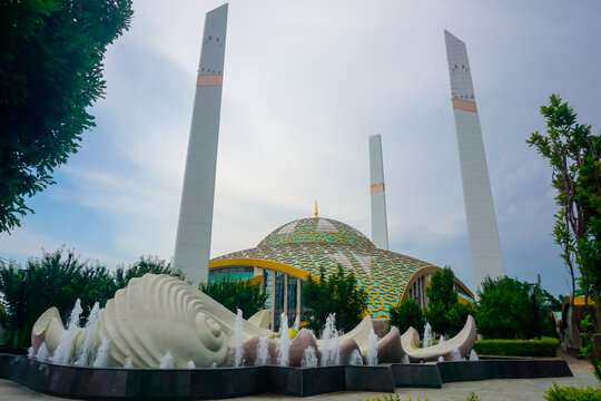 The Mother's Heart Mosque in the Republic of Chechnya