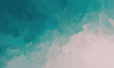 abstract watercolor paint in multiple colors. green and beige gradation. hand drawn brush painting...