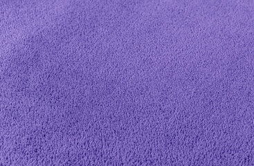 The texture of a beautiful plain fleece fabric. The structure is clearly visible.