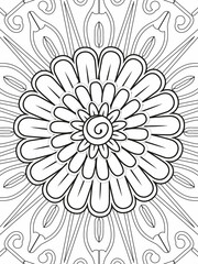 Fototapeta na wymiar Forest flowers and leaves. Beautiful bouquet. Vector coloring book for adults and children. Hand-drawn illustration. Floral ornament is good for web, print, and stencil