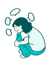 統合失調症　独語のある女性