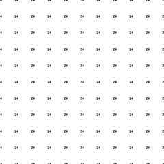 Square seamless background pattern from black around the clock symbols. The pattern is evenly filled. Vector illustration on white background