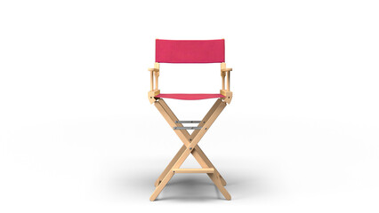 Director's chair isolated