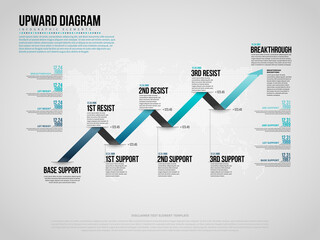 Upward Diagram Infographic