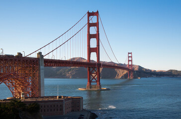 Golden Gate Bridge in California USA