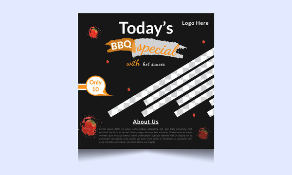 food banner design template 