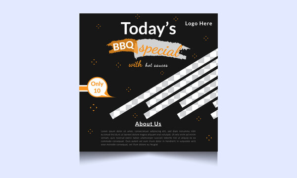 food banner design template for advertising