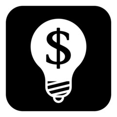 Dollar Flat Icon Isolated On White Background