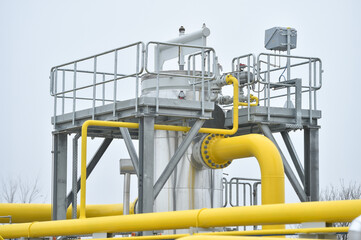 Industrial details from a natural gas storage facility