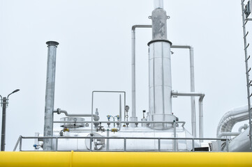 Industrial details from a natural gas storage facility