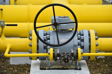 Industrial details from a natural gas storage facility