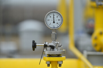 Industrial details from a natural gas storage facility
