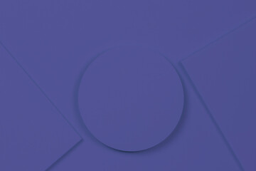 Abstract geometric shapes and lines very peri color paper texture background. Podium platform for cosmetic products. Top view