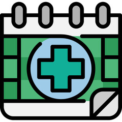 appointment filled outline icon