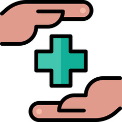 medical filled outline icon
