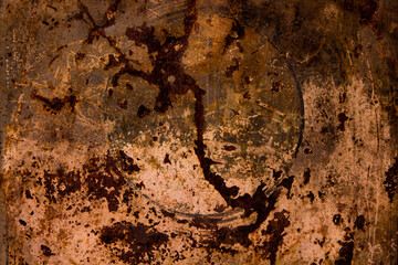 metallic background. colored metal texture. abstract pattern. iron background